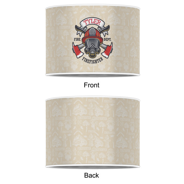 Firefighter 12" Drum Lampshade - APPROVAL (Poly Film)