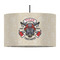 Firefighter 12" Drum Pendant Lamp - Fabric (Personalized)