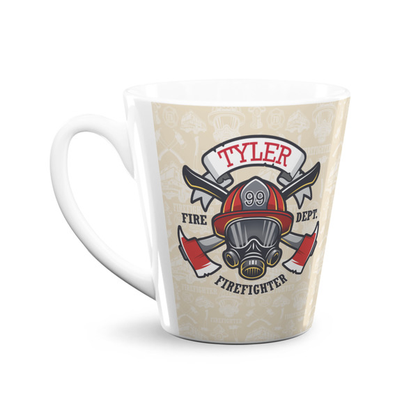 Firefighter 12 Oz Latte Mug - Front