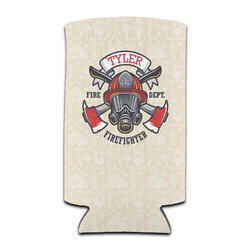 Firefighter Can Cooler (tall 12 oz) (Personalized)