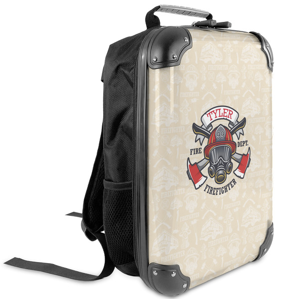 Custom Firefighter Kids Hard Shell Backpack (Personalized)