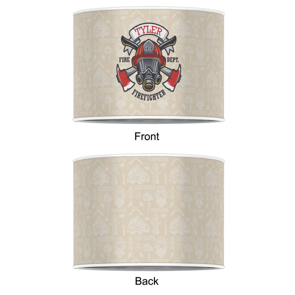 Firefighter 16" Drum Lampshade - APPROVAL (Poly Film)