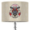 Firefighter 16" Drum Lampshade - ON STAND (Fabric)