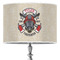 Firefighter 16" Drum Lampshade - ON STAND (Poly Film)
