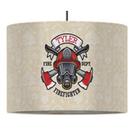 Firefighter Drum Pendant Lamp (Personalized)