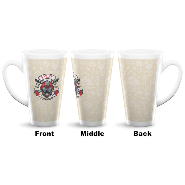 Firefighter 16 Oz Latte Mug - Approval