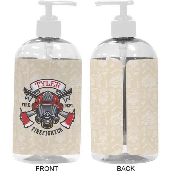 Firefighter 16 oz Plastic Liquid Dispenser- Approval- White