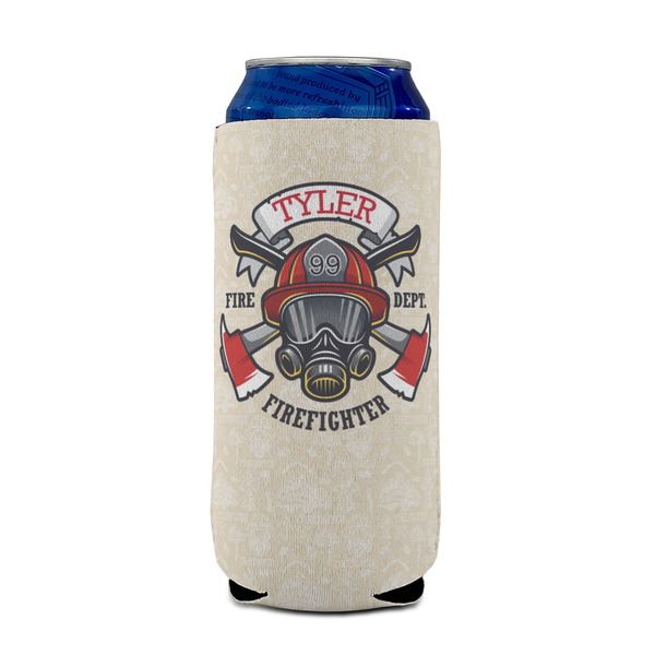 Firefighter 16oz Can Sleeve - FRONT (on can)