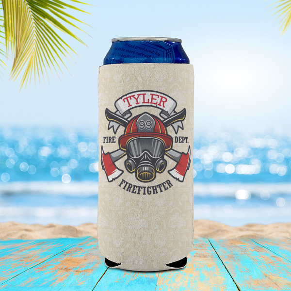 Firefighter 16oz Can Sleeve - LIFESTYLE