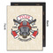 Firefighter 16x20 Wood Print - Front & Back View