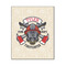 Firefighter 16x20 Wood Print - Front View