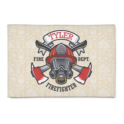 Firefighter 2' x 3' Indoor Area Rug (Personalized)