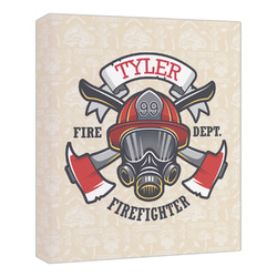 Firefighter Canvas Print - 20x24 (Personalized)