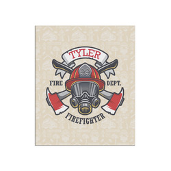 Firefighter Poster - Matte - 20x24 (Personalized)