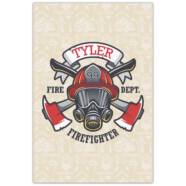 Firefighter 20x30 - Canvas Print - Front View