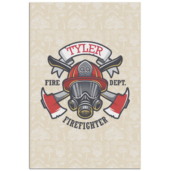 Firefighter Poster - Matte - 24x36 (Personalized)