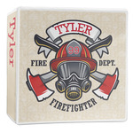 Firefighter 3-Ring Binder - 2 inch (Personalized)