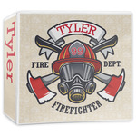 Firefighter 3-Ring Binder - 3 inch (Personalized)