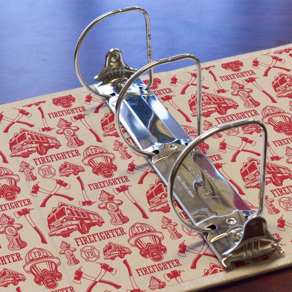 Firefighter 3 Ring Binders - Full Wrap - 3" - DETAIL
