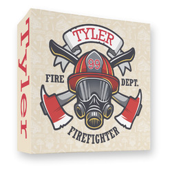 Firefighter 3 Ring Binder - Full Wrap - 3" (Personalized)