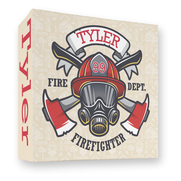 Custom Firefighter 3 Ring Binder - Full Wrap - 3" (Personalized)