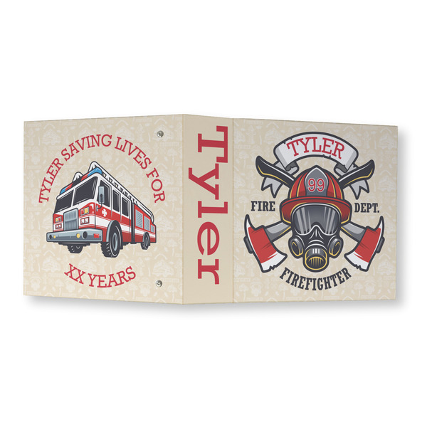 Firefighter 3 Ring Binders - Full Wrap - 3" - OPEN OUTSIDE