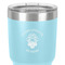 Firefighter 30 oz Stainless Steel Ringneck Tumbler - Teal - Close Up