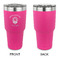 Firefighter 30 oz Stainless Steel Ringneck Tumblers - Pink - Single Sided - APPROVAL