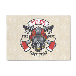 Firefighter 4' x 6' Patio Rug (Personalized)