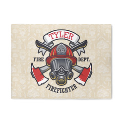 Firefighter 5' x 7' Patio Rug (Personalized)