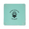 Firefighter 6" x 6" Teal Leatherette Snap Up Tray - APPROVAL