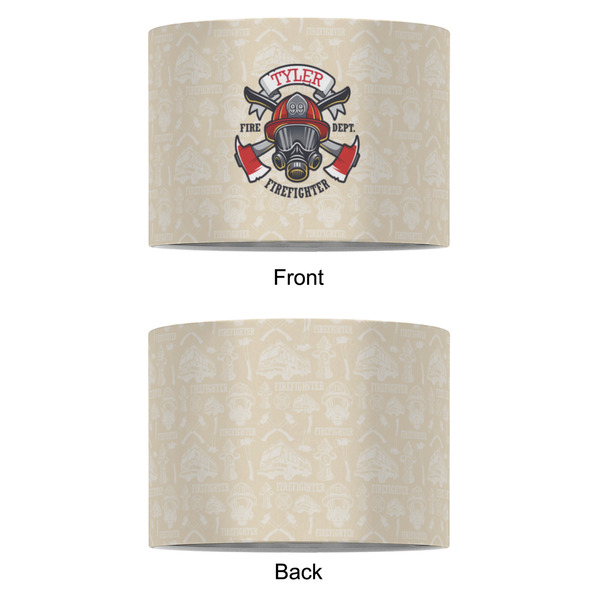 Firefighter 8" Drum Lampshade - APPROVAL (Fabric)