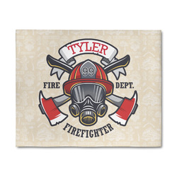 Firefighter 8' x 10' Indoor Area Rug (Personalized)