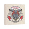 Firefighter Canvas Print - 8x8 (Personalized)