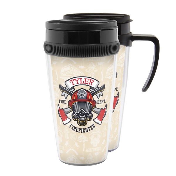 Custom Firefighter Acrylic Travel Mug (Personalized)