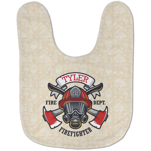 Firefighter Baby Bib - AFT flat