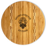 Firefighter Bamboo Cutting Board (Personalized)
