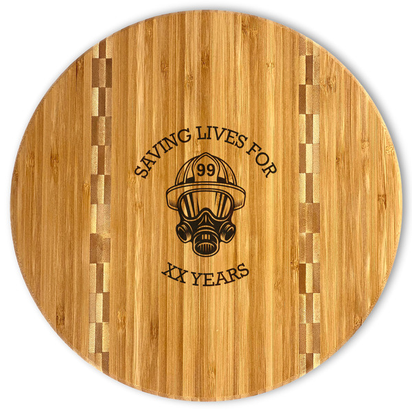 Custom Firefighter Bamboo Cutting Board (Personalized)