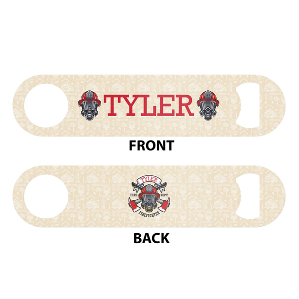 Firefighter Bar Bottle Opener - White - Approval