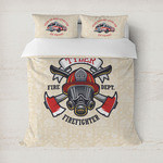 Firefighter Duvet Cover (Personalized)