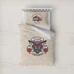 Firefighter Duvet Cover Set - Twin (Personalized)