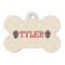 Firefighter Bone Shaped Dog ID Tag (Personalized)
