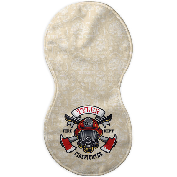Firefighter Burp Peanut Shaped Flat