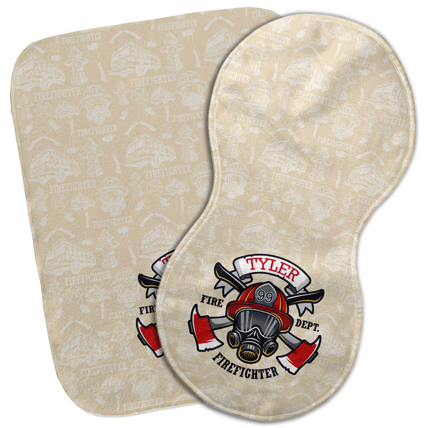 Custom Firefighter Burp Cloth (Personalized)