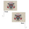 Firefighter Car Flag - 11" x 8" - Front & Back View