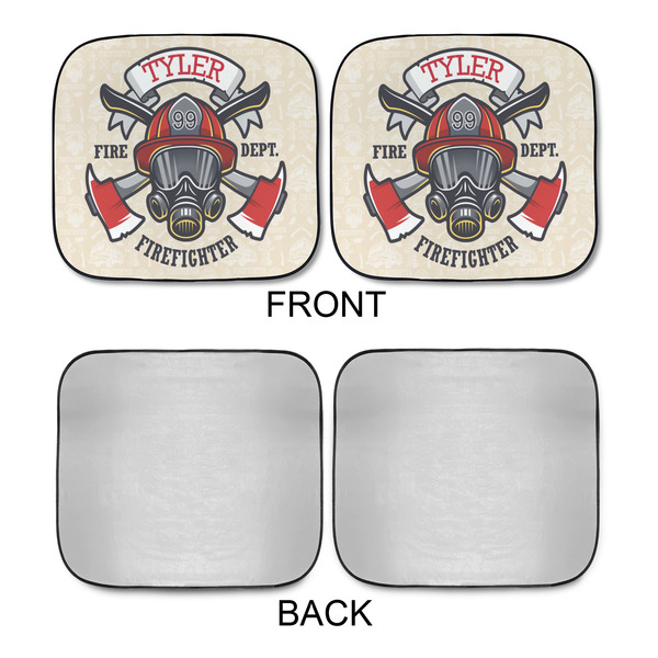 Firefighter Car Sun Shades - APPROVAL