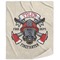 Firefighter Sherpa Throw Blanket (Personalized)