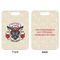 Firefighter Career Aluminum Luggage Tag (Front + Back)