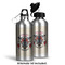 Firefighter Career Aluminum Water Bottle - Alternate lid options