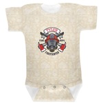 Firefighter Baby Bodysuit 3-6 (Personalized)